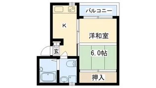PINK FLAMINGO【1階】の間取り