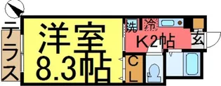 ブロッサムテラス新小岩【1階】の間取り