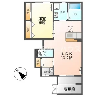 ボンヌレコルト(Bonne recolte)【1階】の間取り