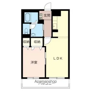 敬愛マンション【3階】の間取り
