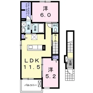 ルミナール【2階】の間取り