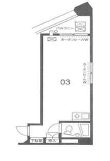 ウィンド新富ビル【2階】の間取り