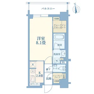 デュオステージ宮崎台【8階】の間取り