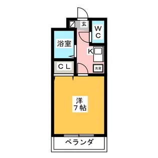 ビックハピネス【1階】の間取り