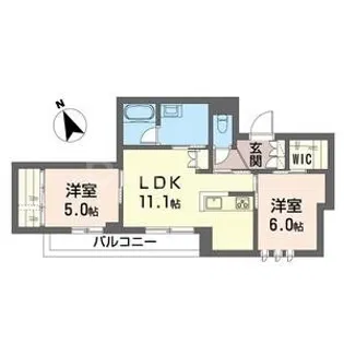 リラフォート明原【2階】の間取り