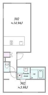 trias811【5階】の間取り