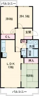 マッティーナ神戸壱番館【4階】の間取り