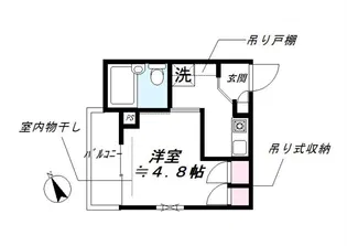 haut pont【2階】の間取り