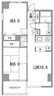 ウィスタリアガーデン【4階】の間取り