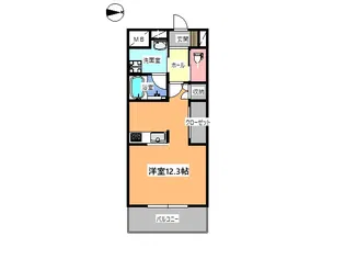 エソール陽東【5階】の間取り