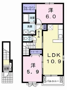 ハピネス・K【2階】の間取り