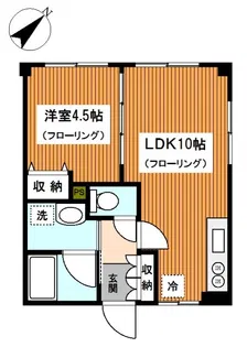 石井ビル【2階】の間取り