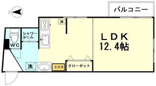 ラフィネ今木【4階】の間取り