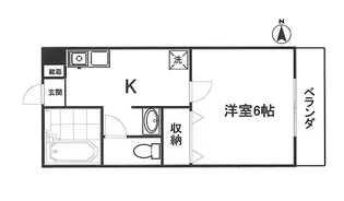 オランジェリ【1階】の間取り