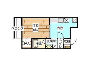 メゾンさくら【1階】の間取り