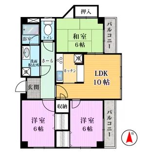 泉II【2階】の間取り