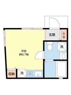 東京都品川区西五反田4【アパート】の間取り