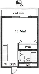 エステートスズキ【2階】の間取り