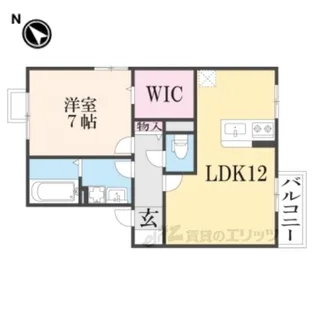 メルベーユ川崎【1階】の間取り