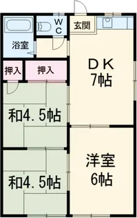 池田ハイツ【2階】の間取り