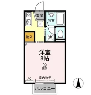 レジデンス高柳 A棟【1階】の間取り