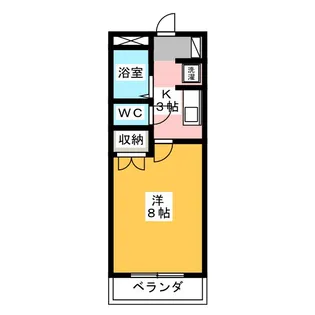 カーサU【1階】の間取り