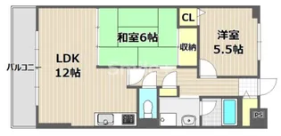 アビタ山本岡山【6階】の間取り