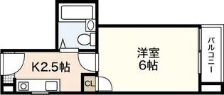 ハイツ福龍【4階】の間取り