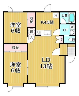 スティーツ文苑【1階】の間取り