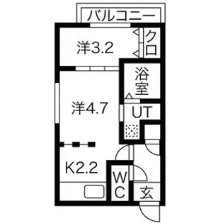 Vivace大通東【2階】の間取り