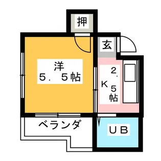 エクセル後藤【2階】の間取り