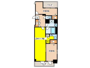 プレセダン石神井公園【8階】の間取り