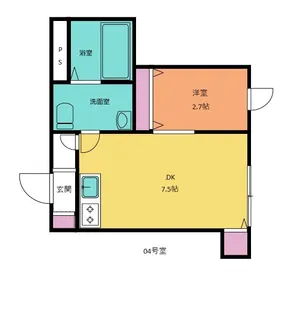 BELANGRIAK国見【1階】の間取り