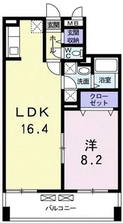 グランシャリオ【4階】の間取り
