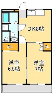 セジュール青葉【2階】の間取り