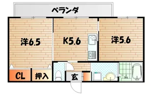 シャーメゾン楠乃壱番館【1階】の間取り
