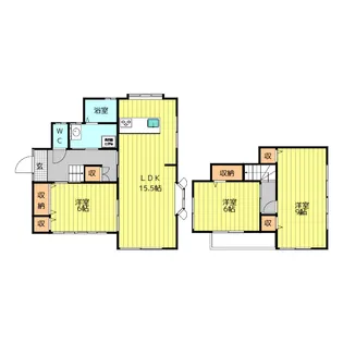 宮城県仙台市泉区北高森【一戸建】の間取り