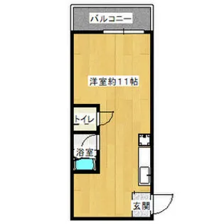フラッグス肥後橋【3階】の間取り