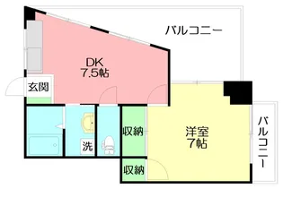 ウィンビュ桜ヶ丘【4階】の間取り