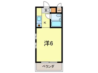 北昭和福富マンション【1階】の間取り