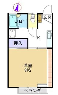 キャッスルハイツ川崎【1階】の間取り