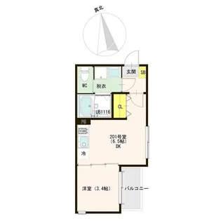 GREEN ACE II【2階】の間取り