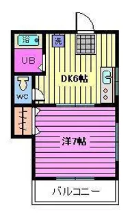 ビーンズバレー【2階】の間取り