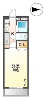 クリオコート【3階】の間取り