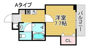 M プラザ住吉公園壱番館【8階】の間取り