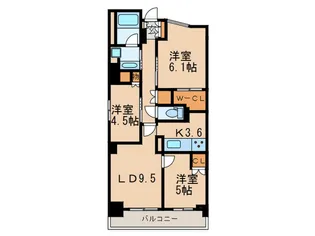 IPSE府中【4階】の間取り