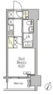 東京都港区白金台3【マンション】の間取り