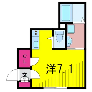 Ks flat【1階】の間取り