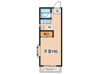ぐりーんはうす【2階】の間取り