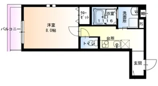 フジパレス上野芝III番館【3階】の間取り